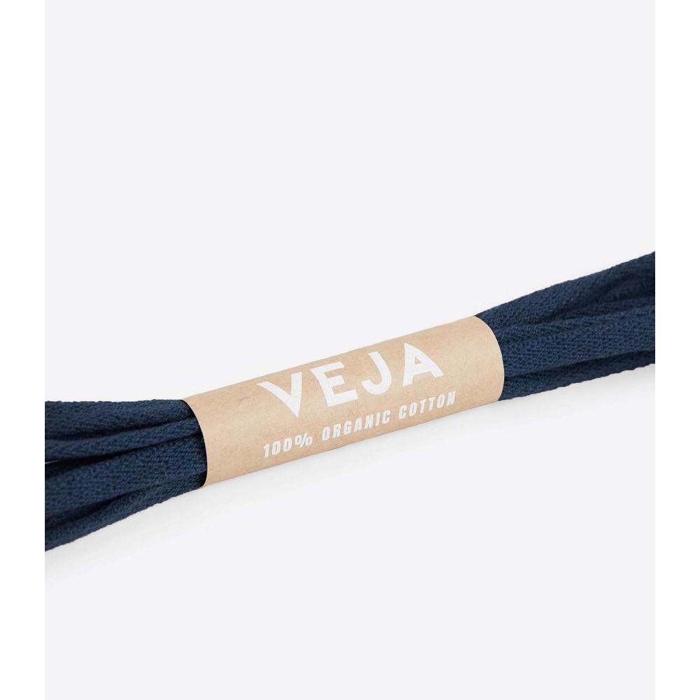 Veja LACES ORGANIC COTTON NAUTICO Sko Dame Blå | NO 471PJJ